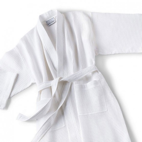 Nina MG Bath Robe - Small Waffle