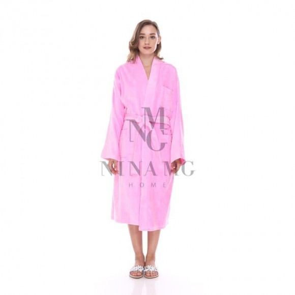 Nina MG Bath Robe - Terry / Pink