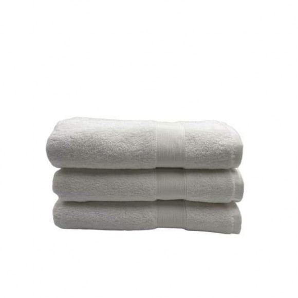 Nina MG Bath Towel - Classic Premium / White
