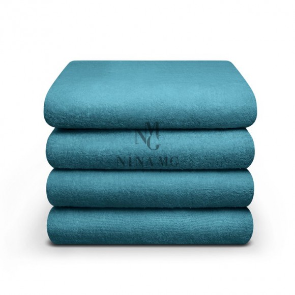 Nina MG Bath Towel - Dk Green