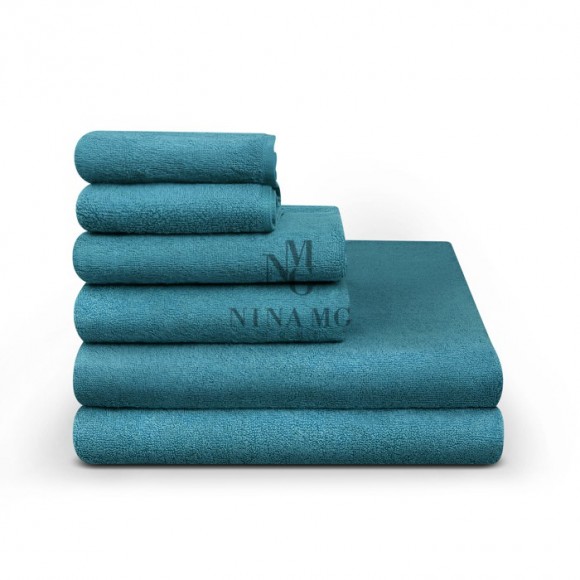 Nina MG Hand Towel - Dark Green