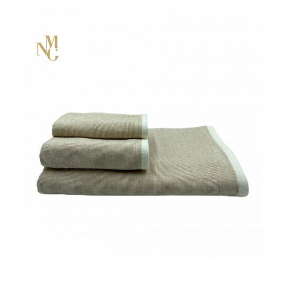 Nina MG Bath Towel - Polos / Brown