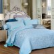 Nina MG Bed Sheet Set - Harper / Sky Blue