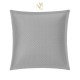 Nina MG Cushion Cover - Quilting / Silver