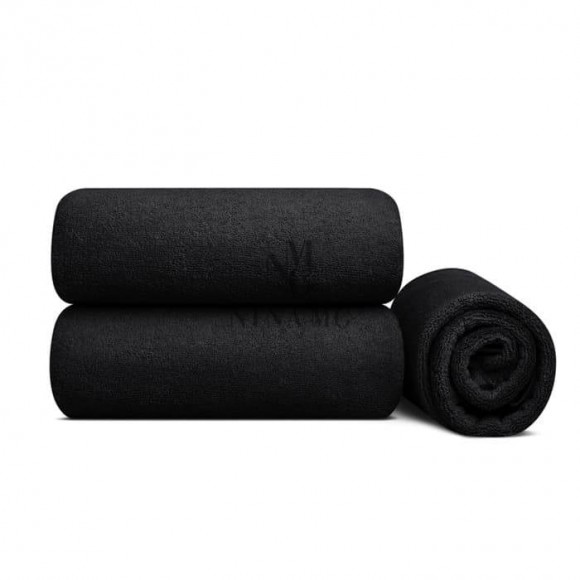Nina MG Hand Towel - Black