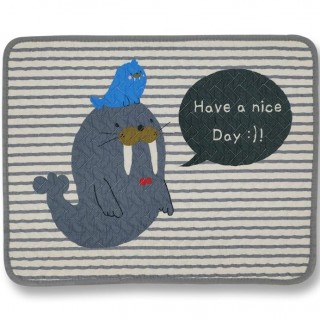 Tomomi Bath Mat - Seagull Tomomi Bath Mat - Seagull