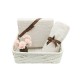 Nina MG Bath Towel - Moda / White