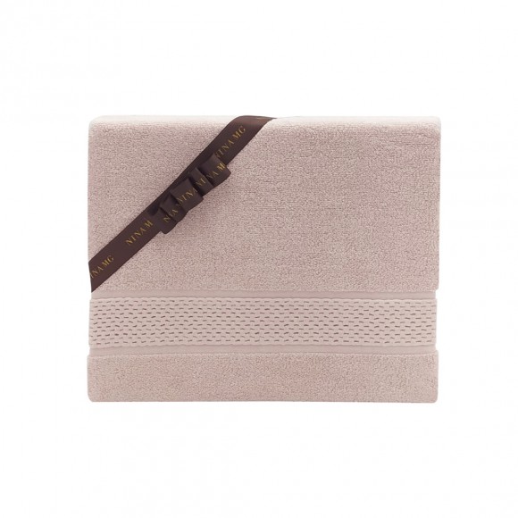 Nina MG Bath Towel - Napa / Blush